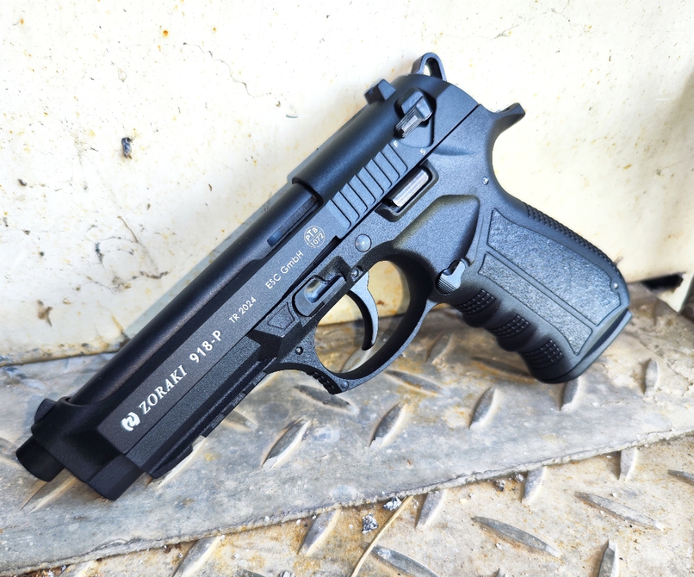 Zoraki 918 – PTB 9 mm PAK kaliberű fegyverek