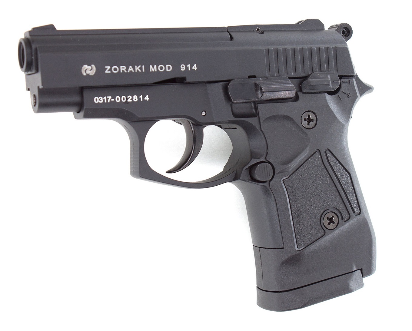 Zoraki 914 – PTB 9 mm PAK kaliberű fegyverek