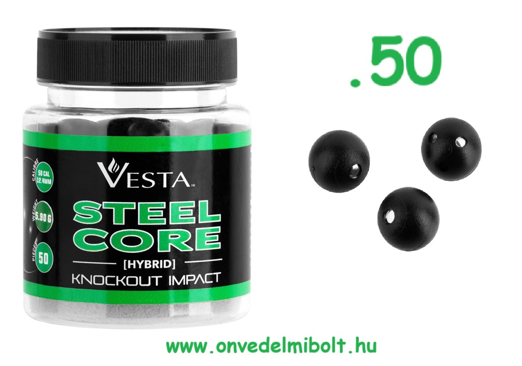 .50 Steel Core Paintball kiegészítők, lövedékek.